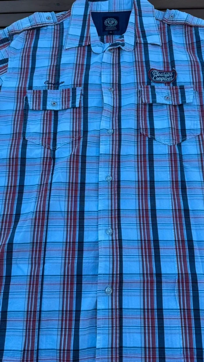 Chemise à carreaux homme XL – Complices - photo numéro 3