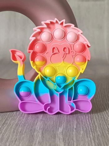 Pop it anti stress lion