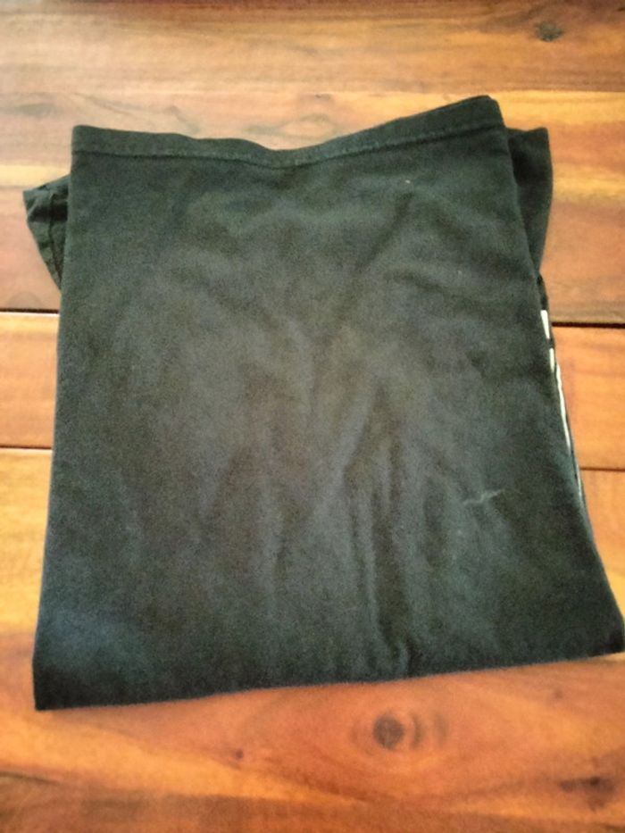 T-shirt manches longues uni noir en 16 ans Kiabi - photo numéro 3