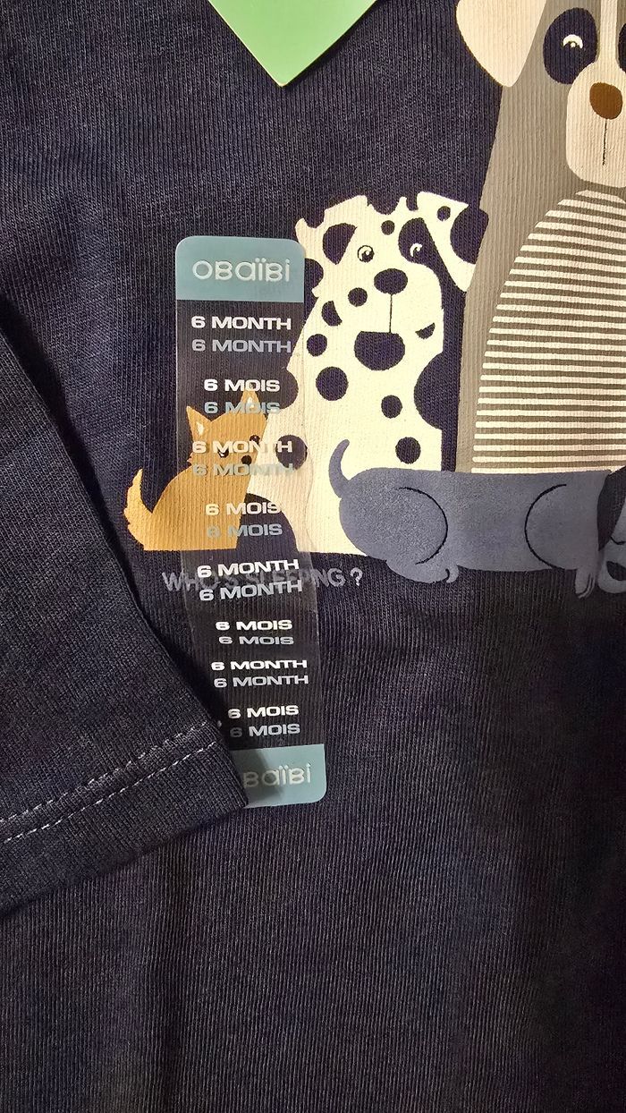 (Neufs non portés) 🏷🏷🥰💙 pull et teeshirt ml 6mois Garçon 💙🥰 - photo numéro 4