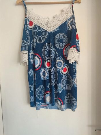 Top a motif taille unique