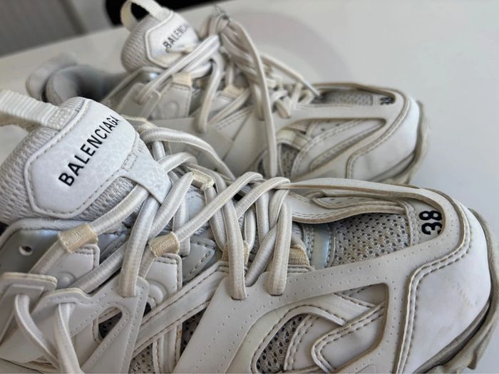Balenciaga Track 2 blanches/grises/argentées – Taille 38 - photo numéro 10