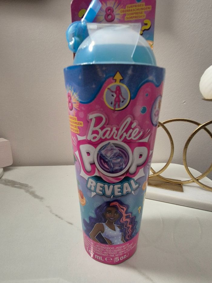 Barbie Pop Reveal bleu 8 Surprises - photo numéro 4