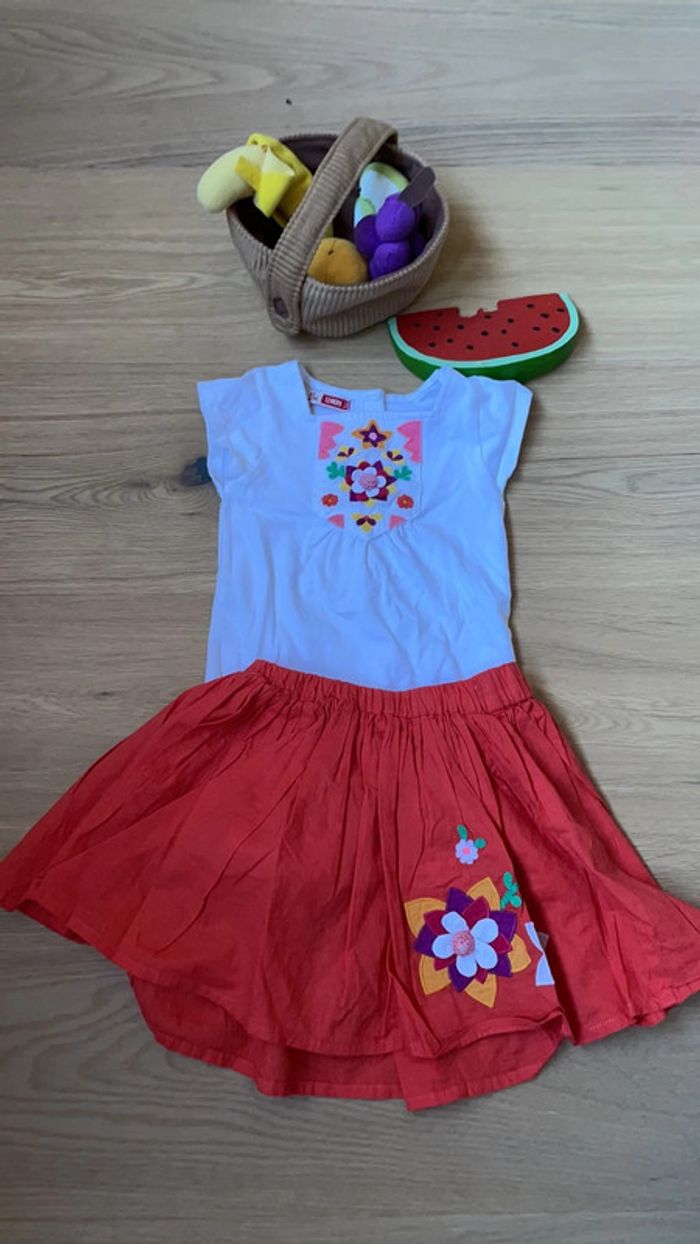 Ensemble bodie et jupe DPAM 12 mois