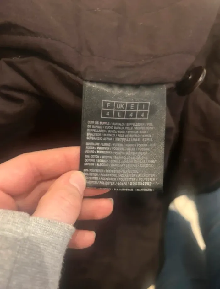 Veste cuir de buffle - photo numéro 2