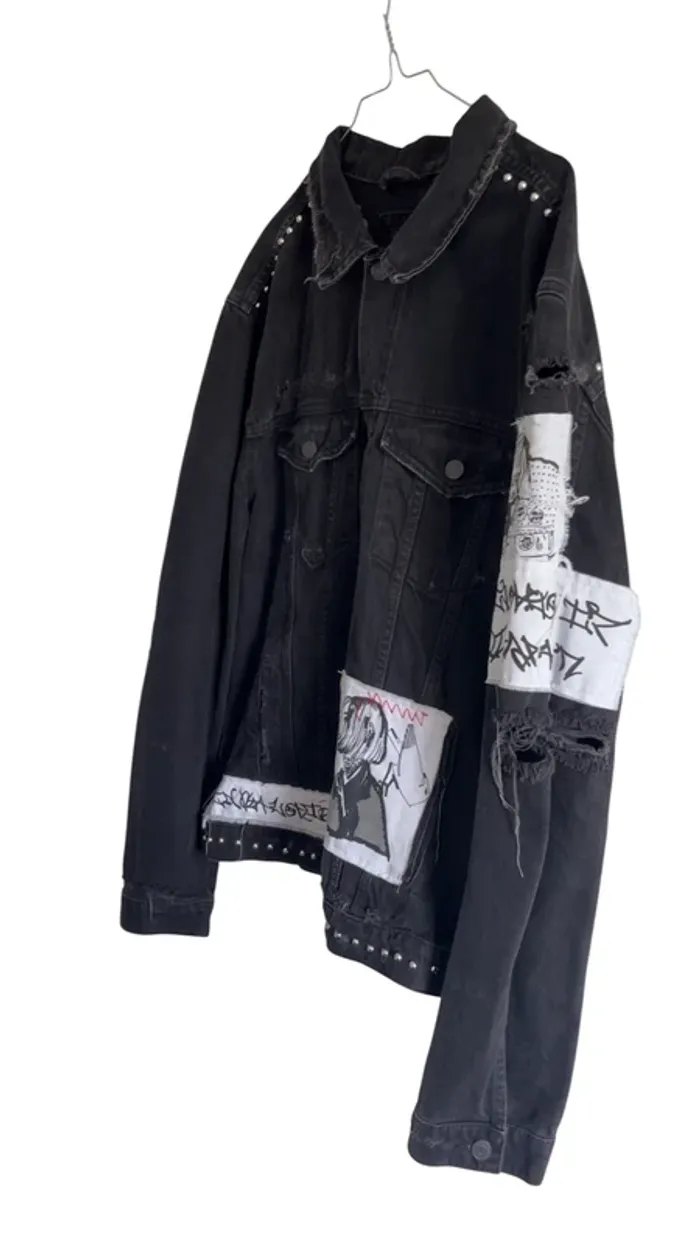 Veste en jean Zara xl - photo numéro 2