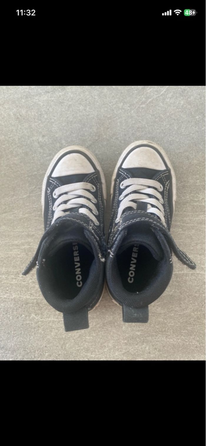 Converse fille noir taille 27 - photo numéro 4