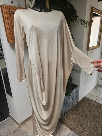 MNG longue robe beige