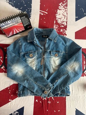 Veste en jean effet usure Dolce&Gabanna taille xs/s