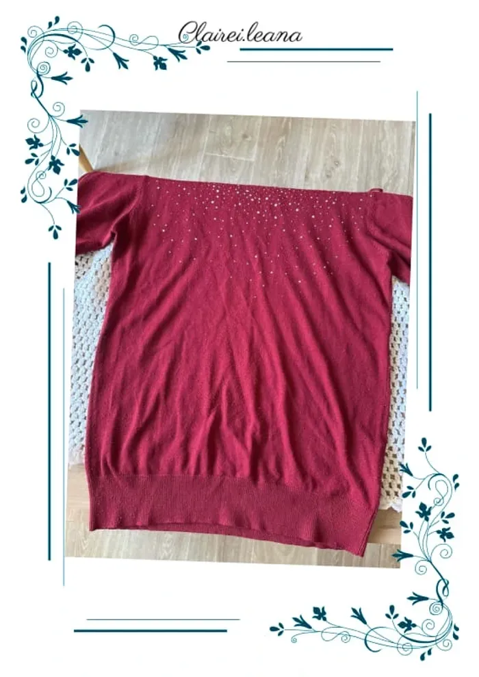 🛑 t-shirt / petit pull 🛑 taille s - photo numéro 2