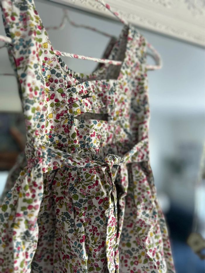 Jolie robe bébé fille été liberty 12 mois - photo numéro 5