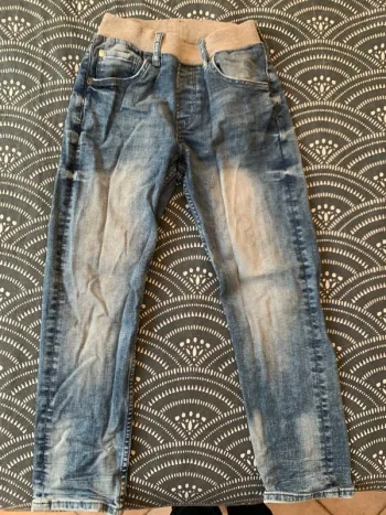 Pantalon jogger jean taille 6-7 ans