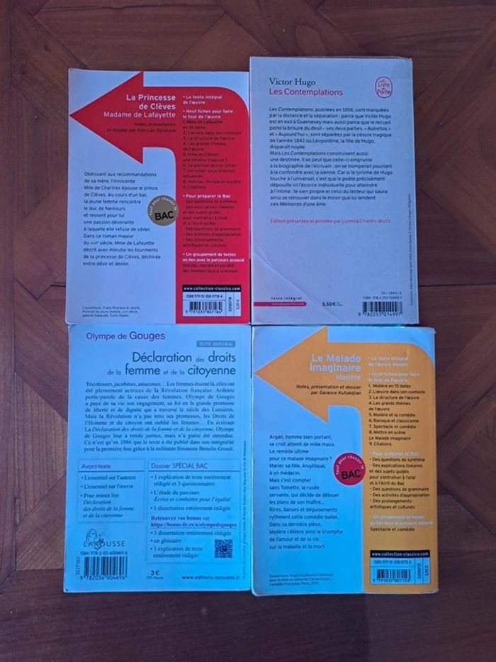 Lot de 4 livres au programme du baccalauréat - photo numéro 2