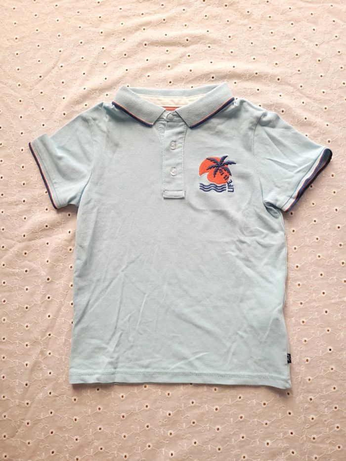 Polo bleu ciel