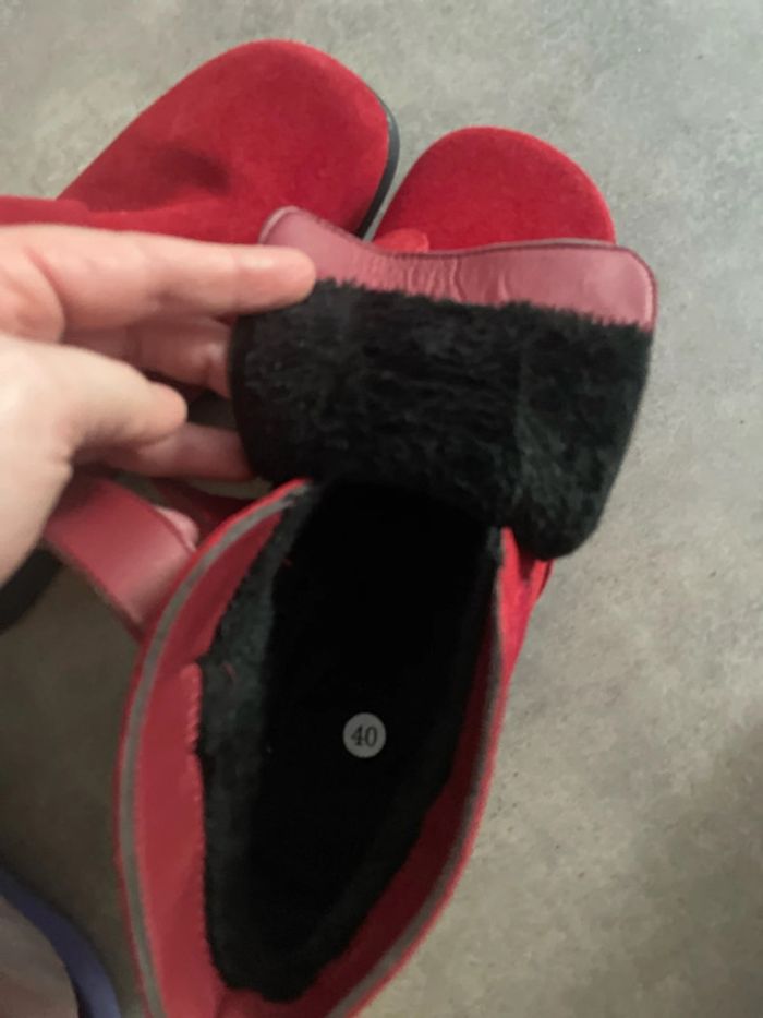 Bottines "Camille" Rouge - photo numéro 4