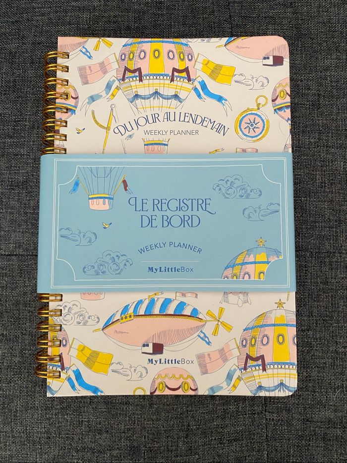 Weekly planner - Le registre de bord