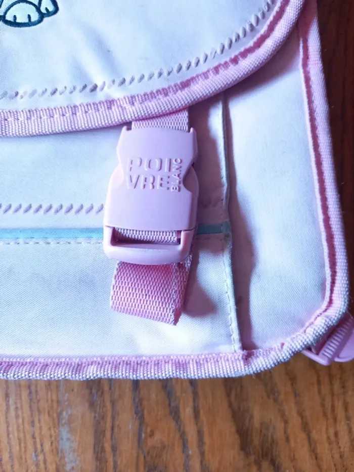 🗑cartable à dos rose Poivre Blanc - photo numéro 3
