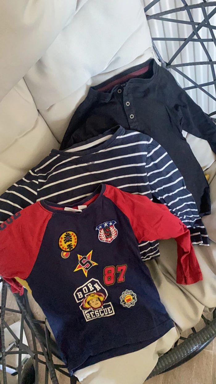 Lot 3 tee shirts longues manches