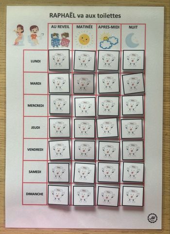 Fiche Montessori : Je vais aux toilettes 