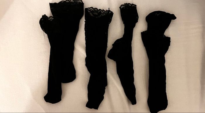 Lot chaussettes résille noires - neuf - taille unique - photo numéro 5