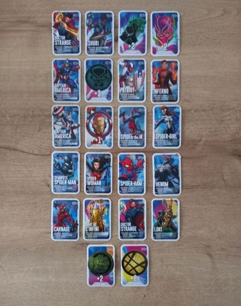 Cartes " Marvel 2022 " 44 + 12
