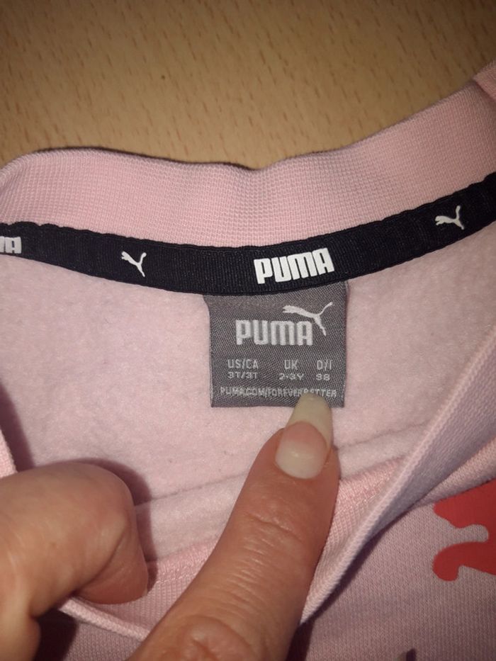 Sweatshirt Puma 3 ans - photo numéro 3