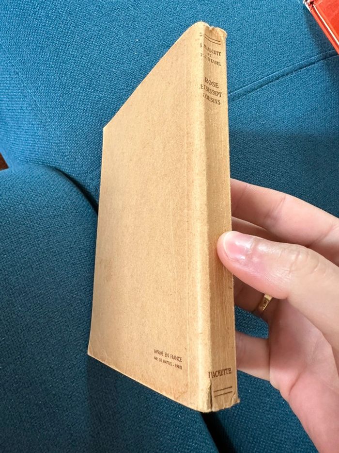 1950 Livre ancien Rose et ses sept 7 cousins Hachette Alcott Stahl Pierre probst auteur Caroline - photo numéro 2