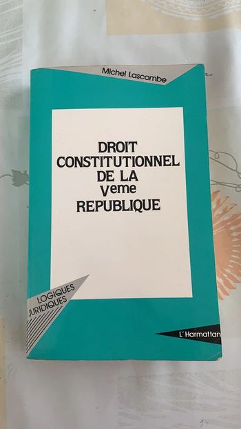 Droit constitutionnel de la Ve 5ème République 1992