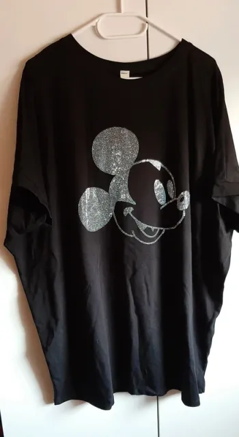 Tee-shirt tête Mickey sequins qualité +