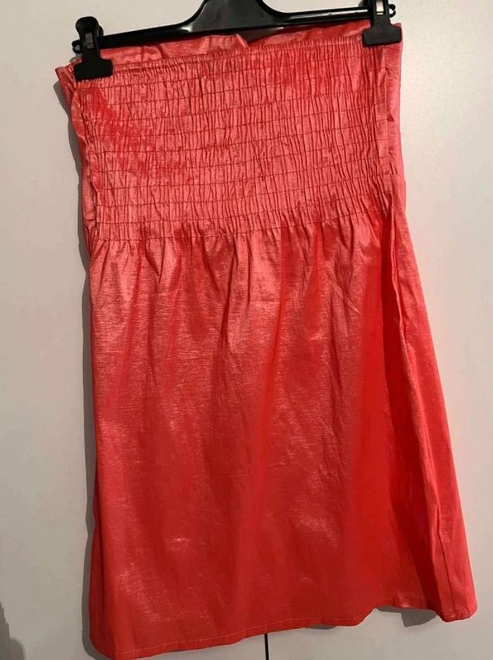 Robe  cocktail  bal  femme  38/40  polyester comme neuve - photo numéro 3