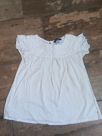 Tee shirt blouse chemise manches courtes Fille 6 ans Okaïdi