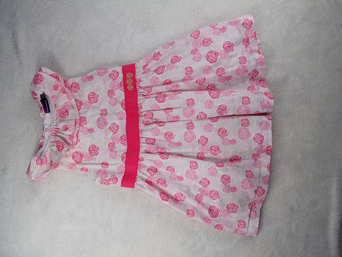 Robe "roses" 5 ans