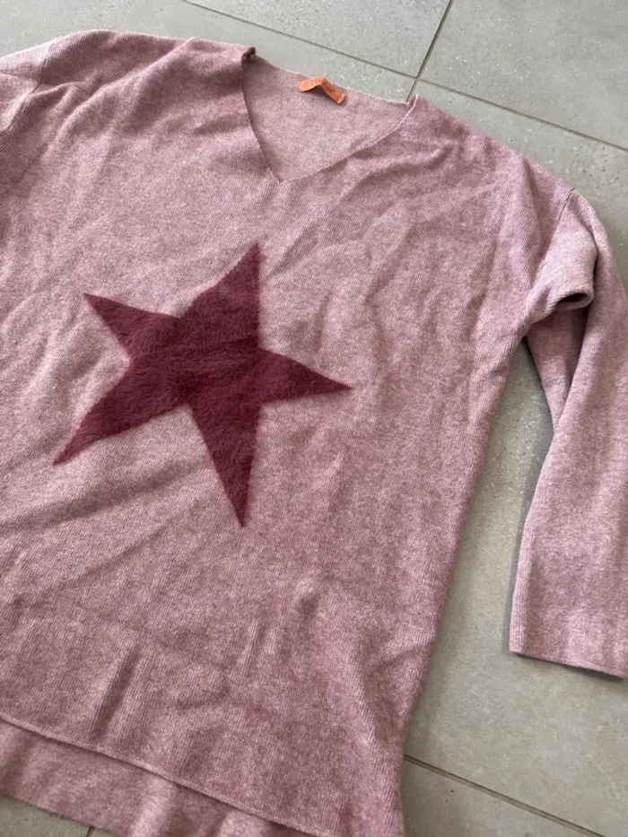 Pull rose Blossun, très bon état, taille L/XL - photo numéro 2