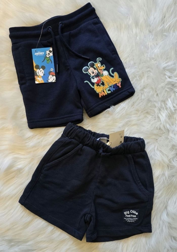 NEUFS (NON PORTÉS) 🏷🏷💙💙 🤩😍deux shorts 24 mois/2ans (92cm) garçon 💙💙🤩😍 - photo numéro 3