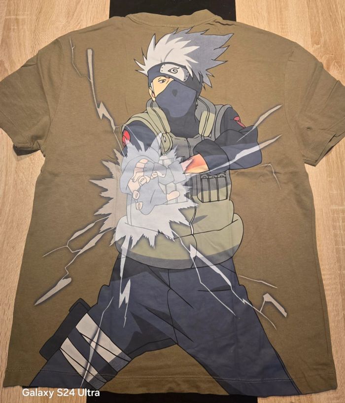 T-shirt kaki Kakashi - Naruto Shippuden - Taille S - photo numéro 4