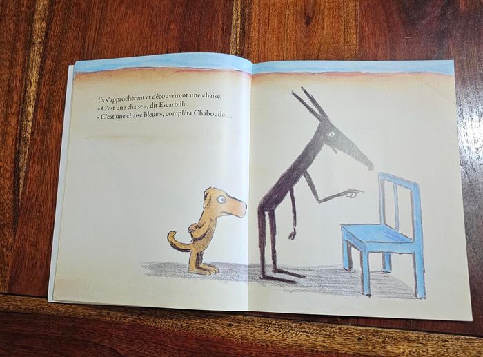 La chaise bleue livre pour enfant - photo numéro 3