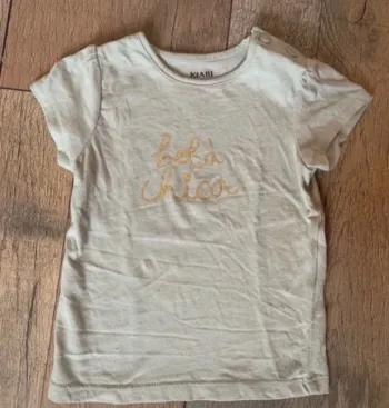 Top vert sauge 6 mois