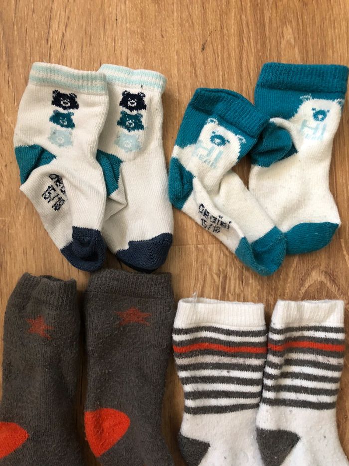 Lot de 5 paires de chaussettes t18 - photo numéro 2