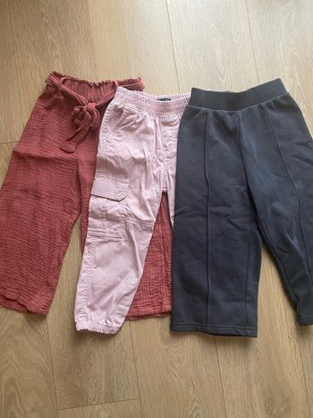 Lot de 3 pantalons enfant confort 3-4 ans