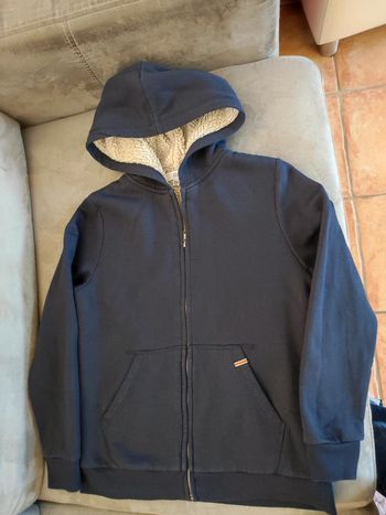 Veste doublée 10 ans bleu marine