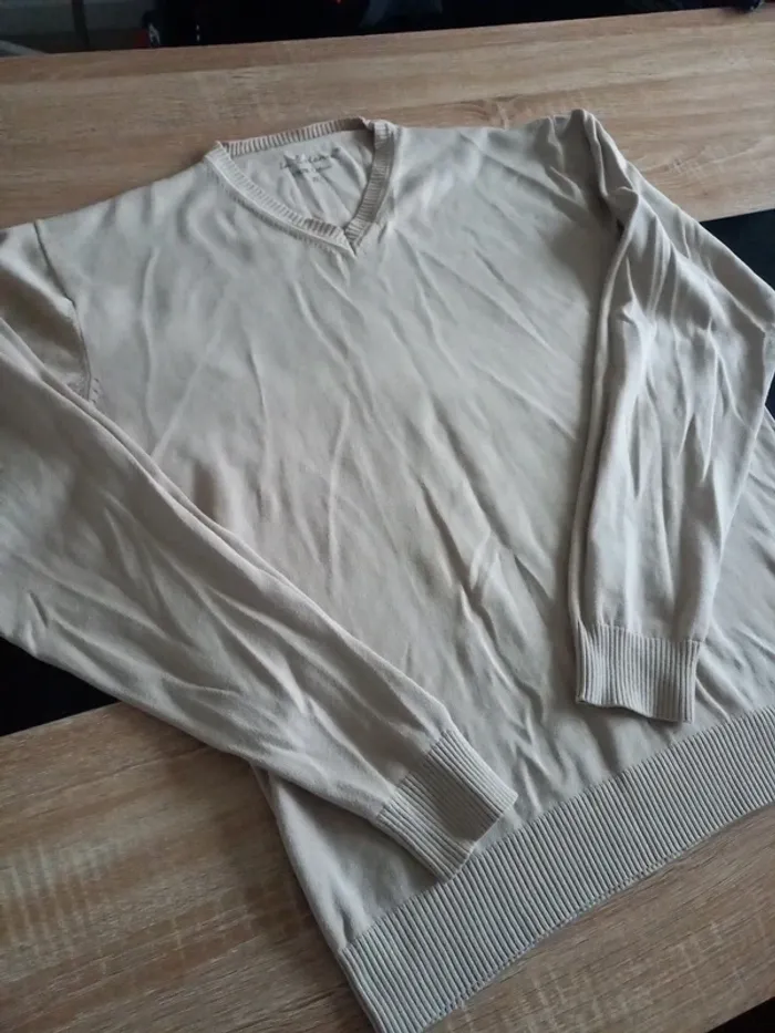 Pull beige Homme XL - photo numéro 5
