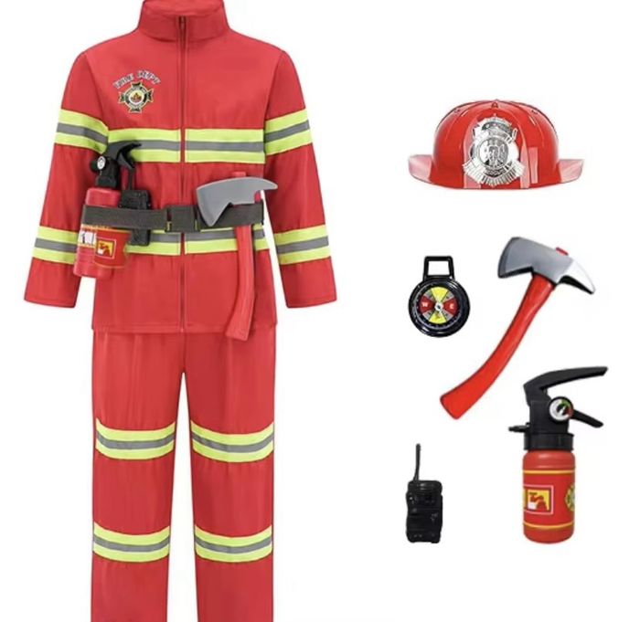 Déguisement pompier et ces accessoires 6-7ans