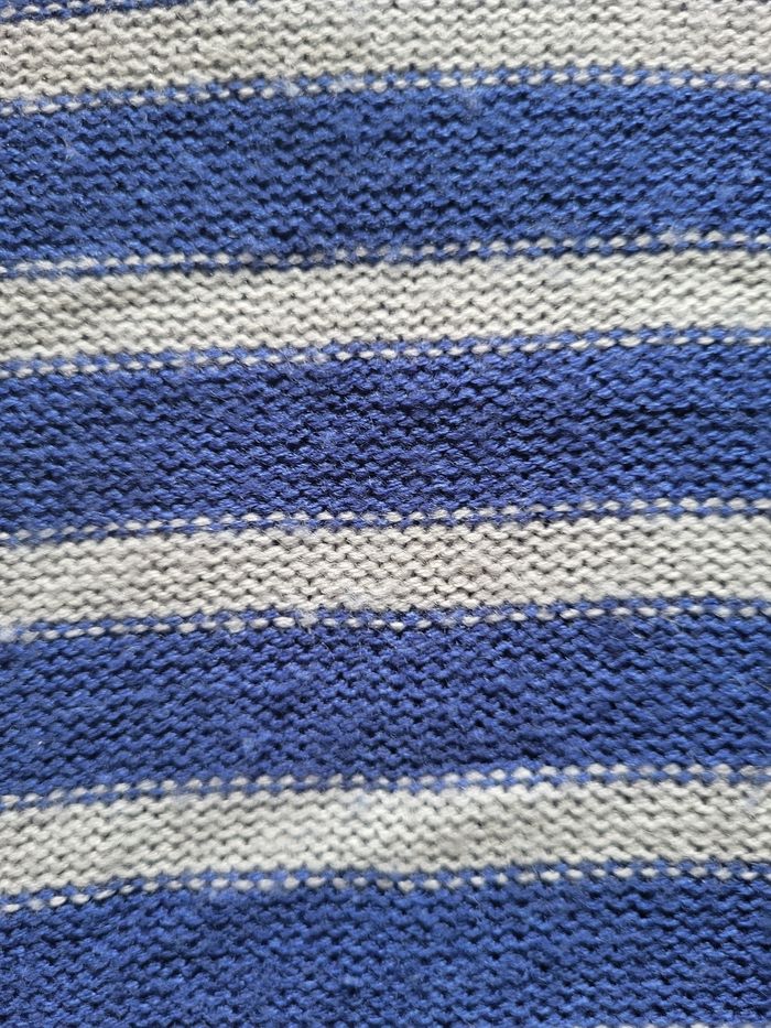 Pull rayé gris et bleu Blancheporte - photo numéro 9