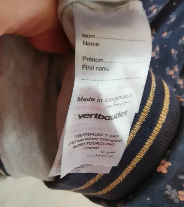 💕Jolie veste molleton style bomber verbaudet fille 12ans 💕 - photo numéro 8