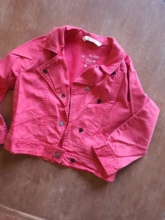 Veste en jean légère 3 pommes très bon état - photo numéro 2