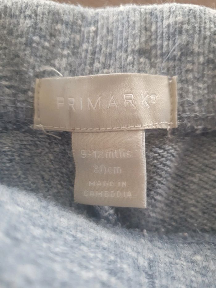 Short bleu ciel chiné - photo numéro 2