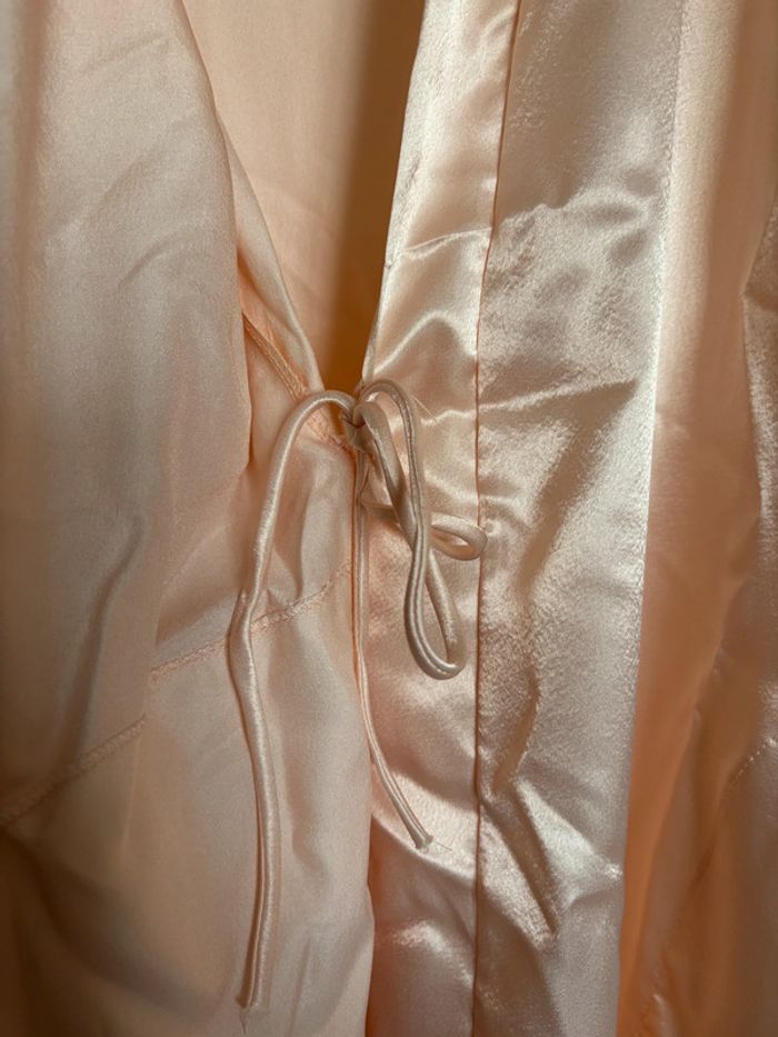 Ensemble robe satinée et son déshabillé kimono - photo numéro 7