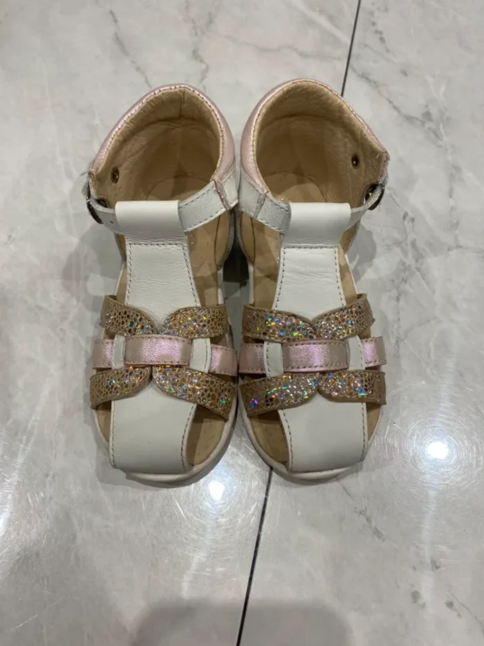 Sandales en cuir fille - photo numéro 3