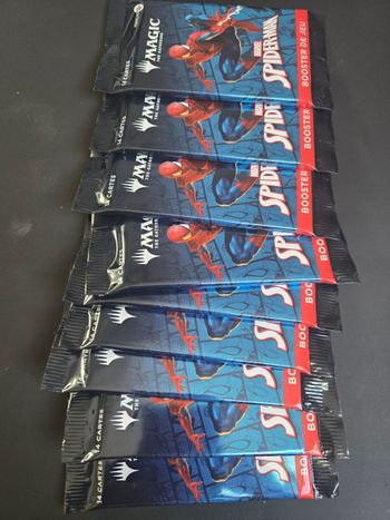 Mtg Spiderman lot de 9 play boosters en Francais 