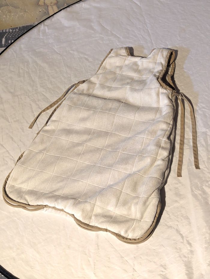 Sac Couchage Couchette Motif Quadrillages Ourson Ecriture Nounours Accessoire Petits Enfants Bébés - photo numéro 8